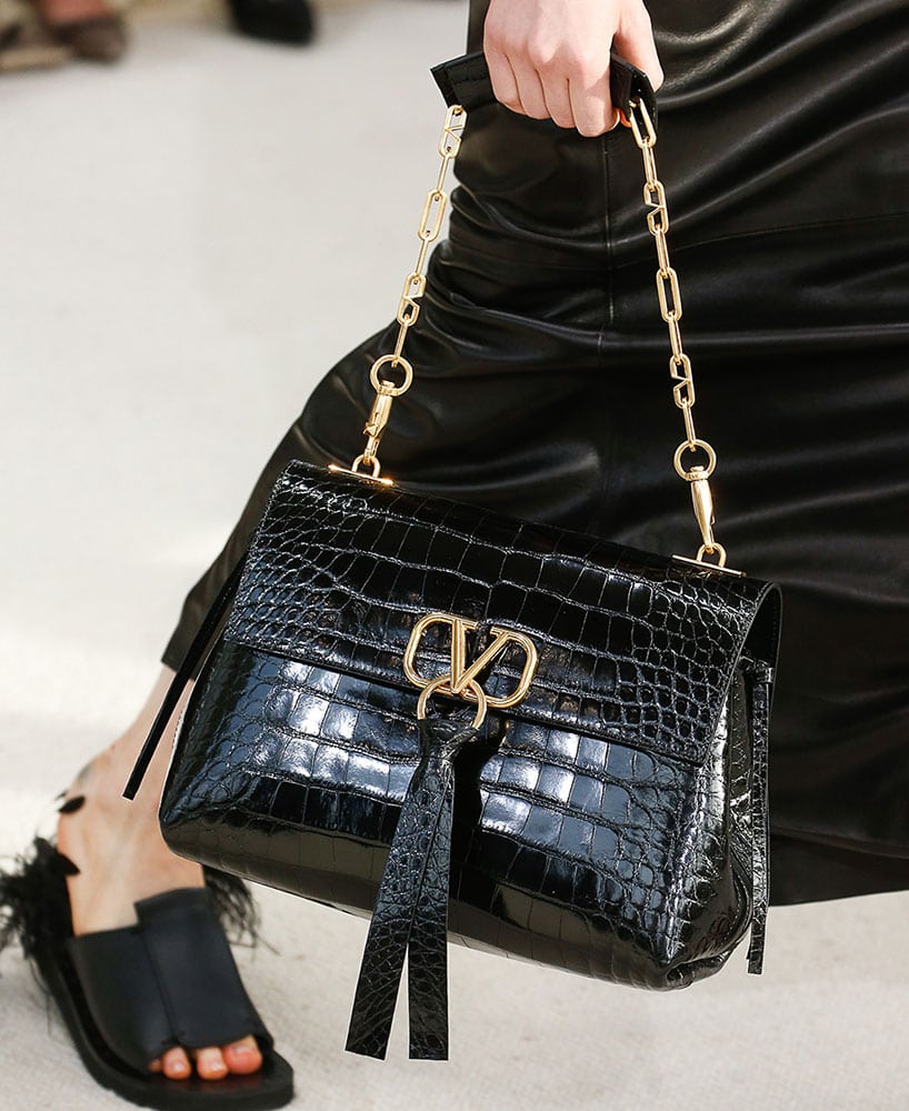 Valentino Bets Big with New Logo Hardware on a Rockstud-Free