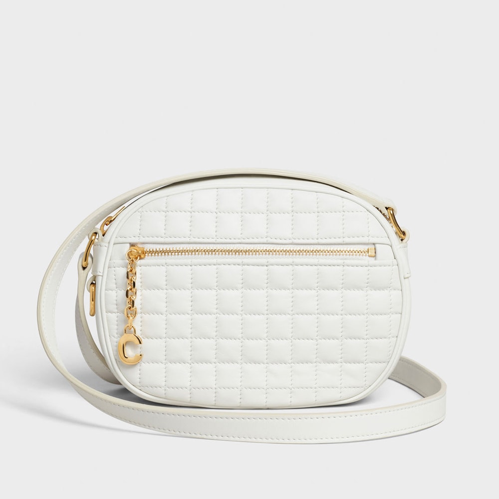 celine white purse