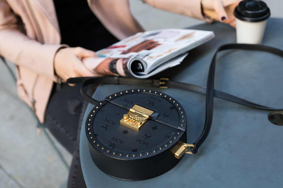 MCM - Round Tambourine Red Leather Bag – alecmackayshop