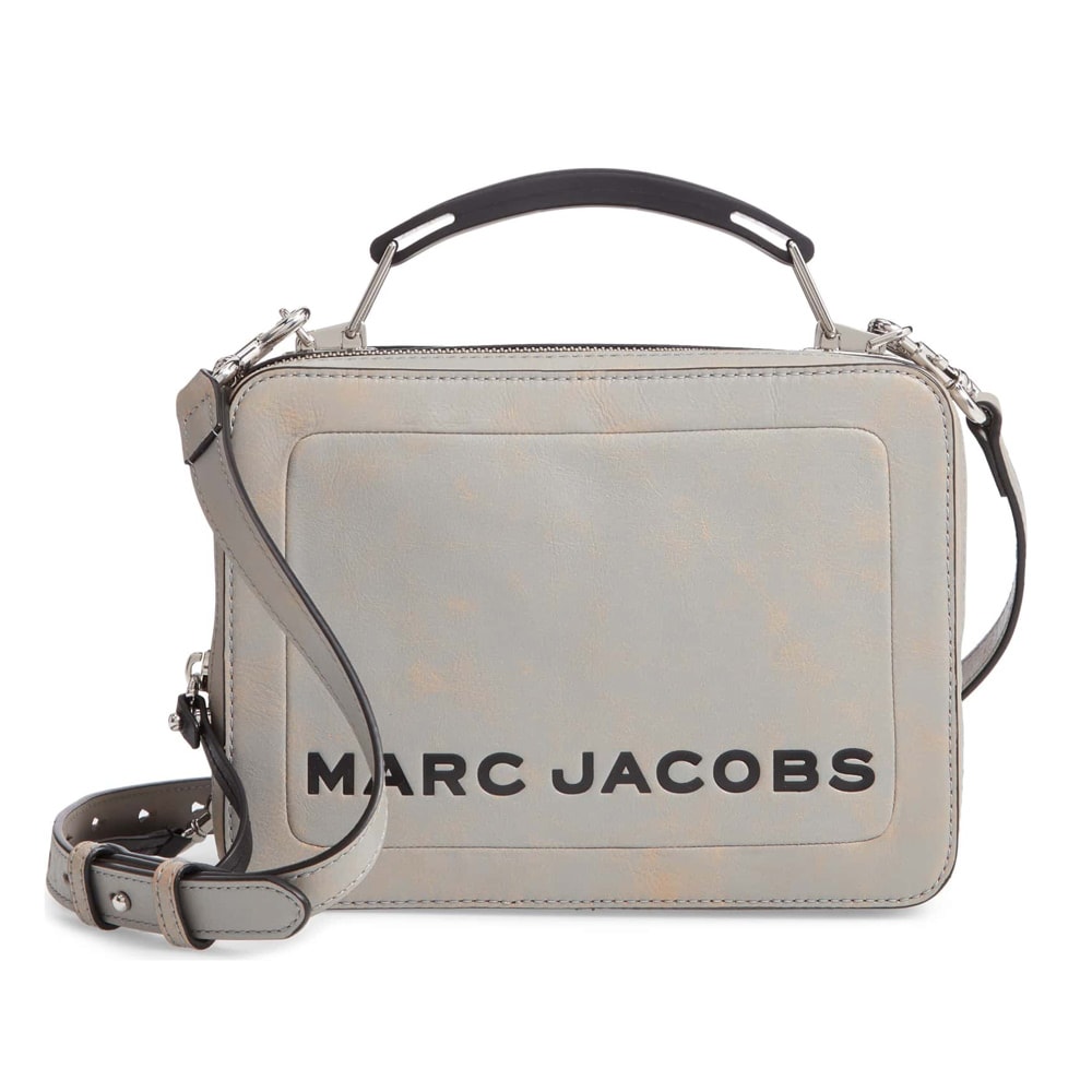 Marc Jacobs, Bags, Silver Marc Jacobs Softshot 2 Crossbody Bag Used