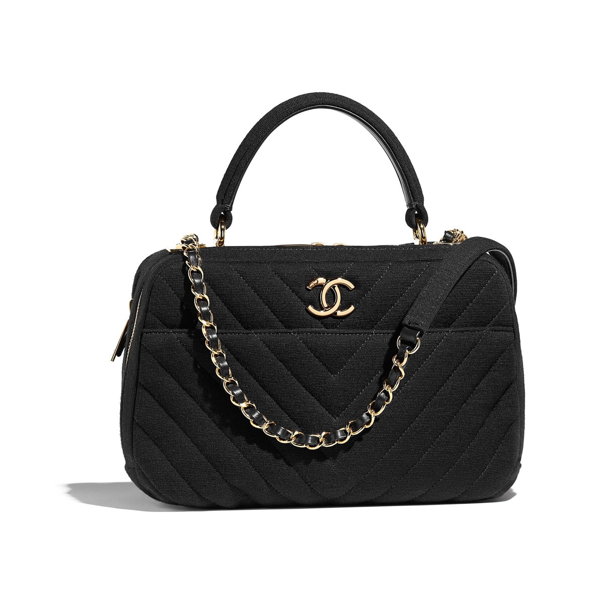 Chanel Chanel Sports Line Brown Quilted Canvas Mini Boston Bag