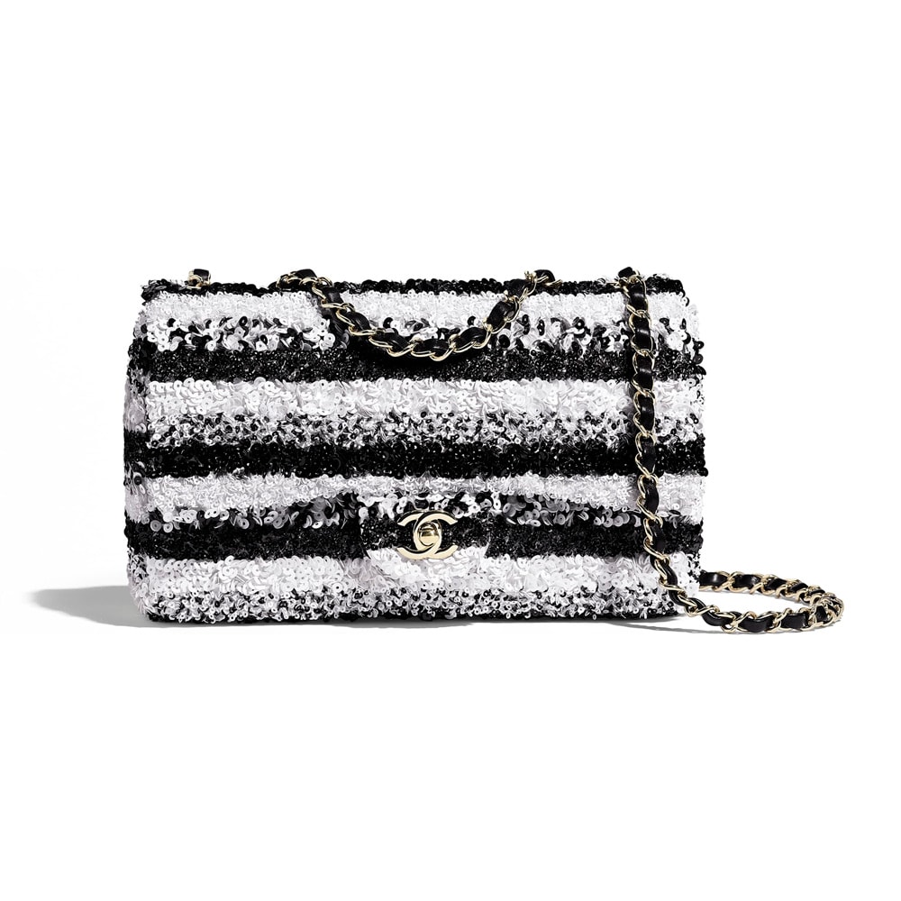 Chanel 2014 Cruise Black and White Medium Flap · INTO