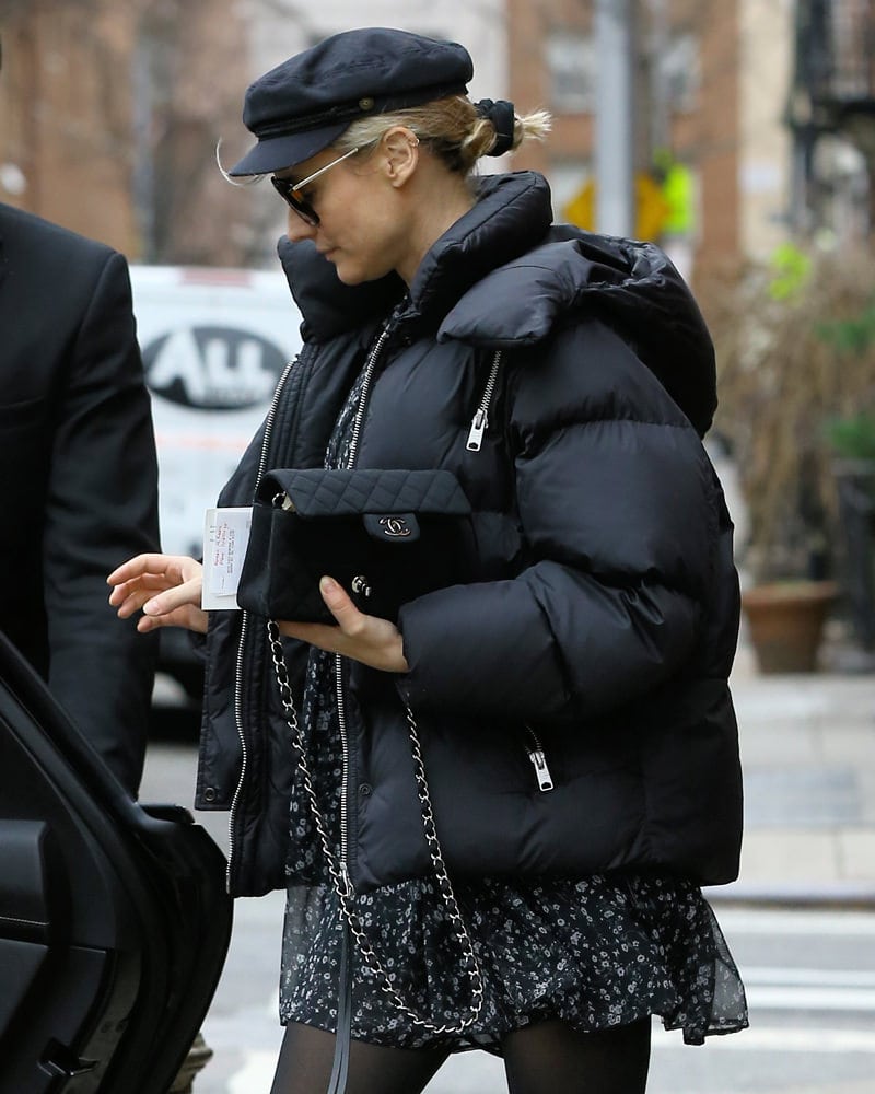 Diane Kruger carries - you guessed it - the latest Chanel bag