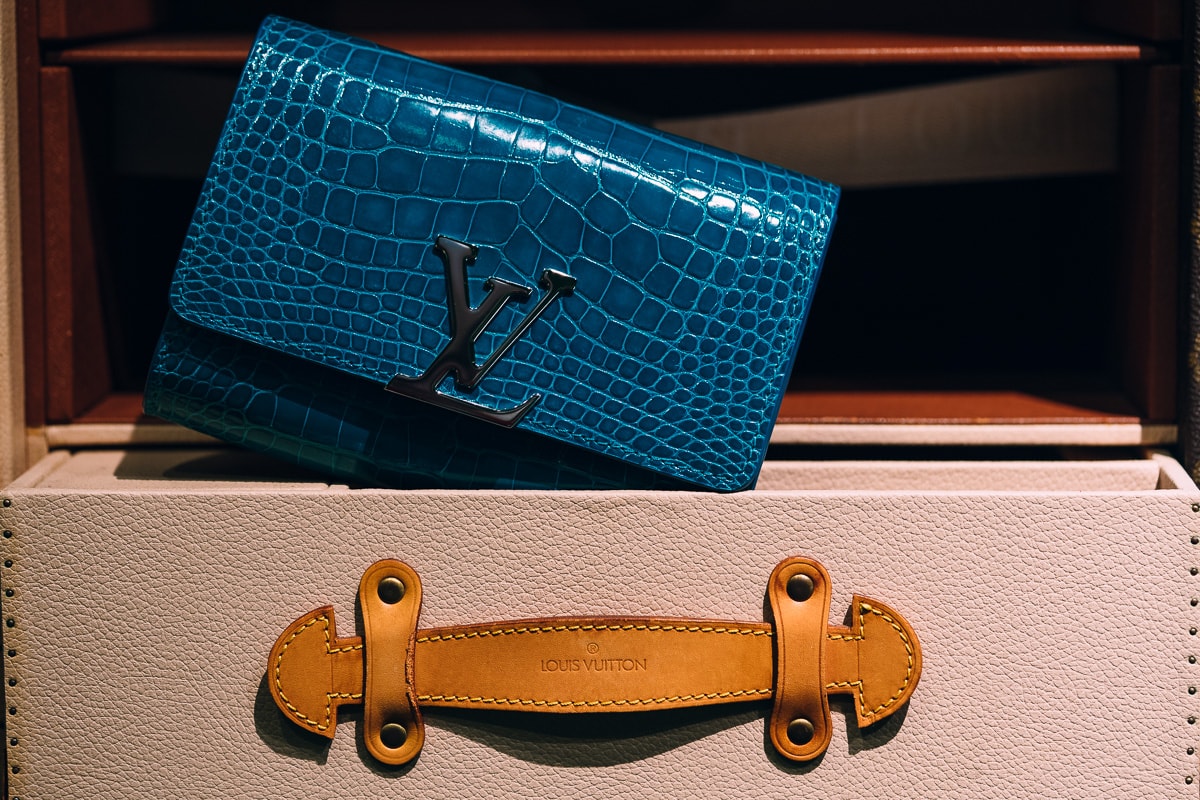 Pacific Place Mall Jakarta on X: That blue is legendary! Stunning crocodile  skin Capucines Mini in exclusive color, Blue Ocean #LouisVuitton   / X