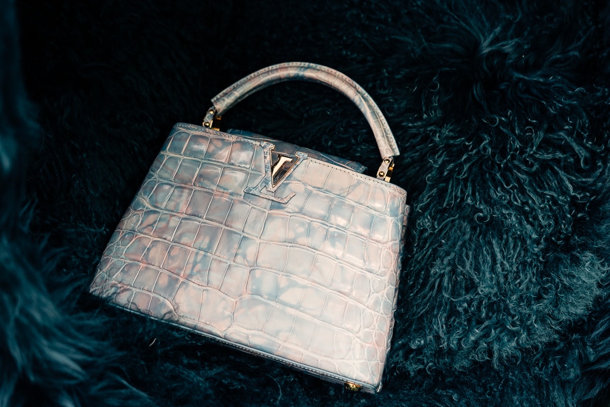 Louis Vuitton Capucines PM Bag Wildcat Crocodile Limited Edition –  Mightychic