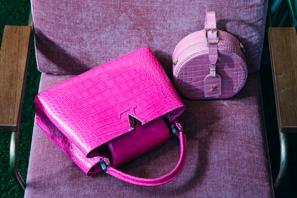 Louis Vuitton bag Capucines Pink Crocodile Leather | 3D model