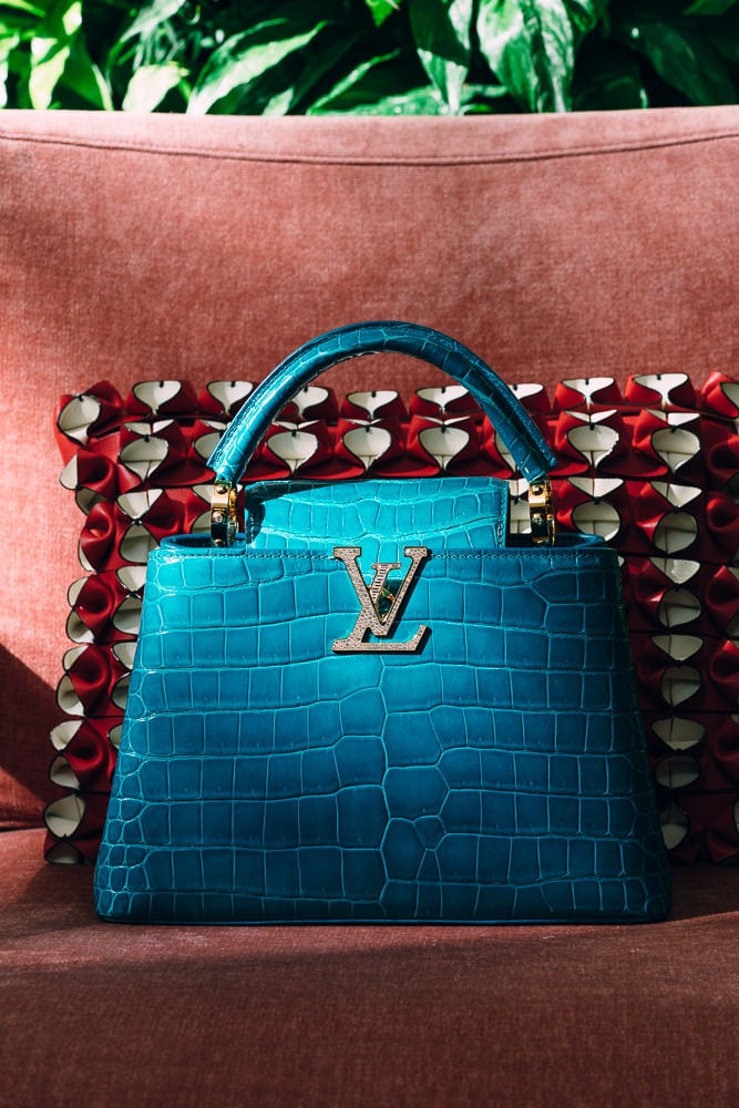 lv capucines crocodile