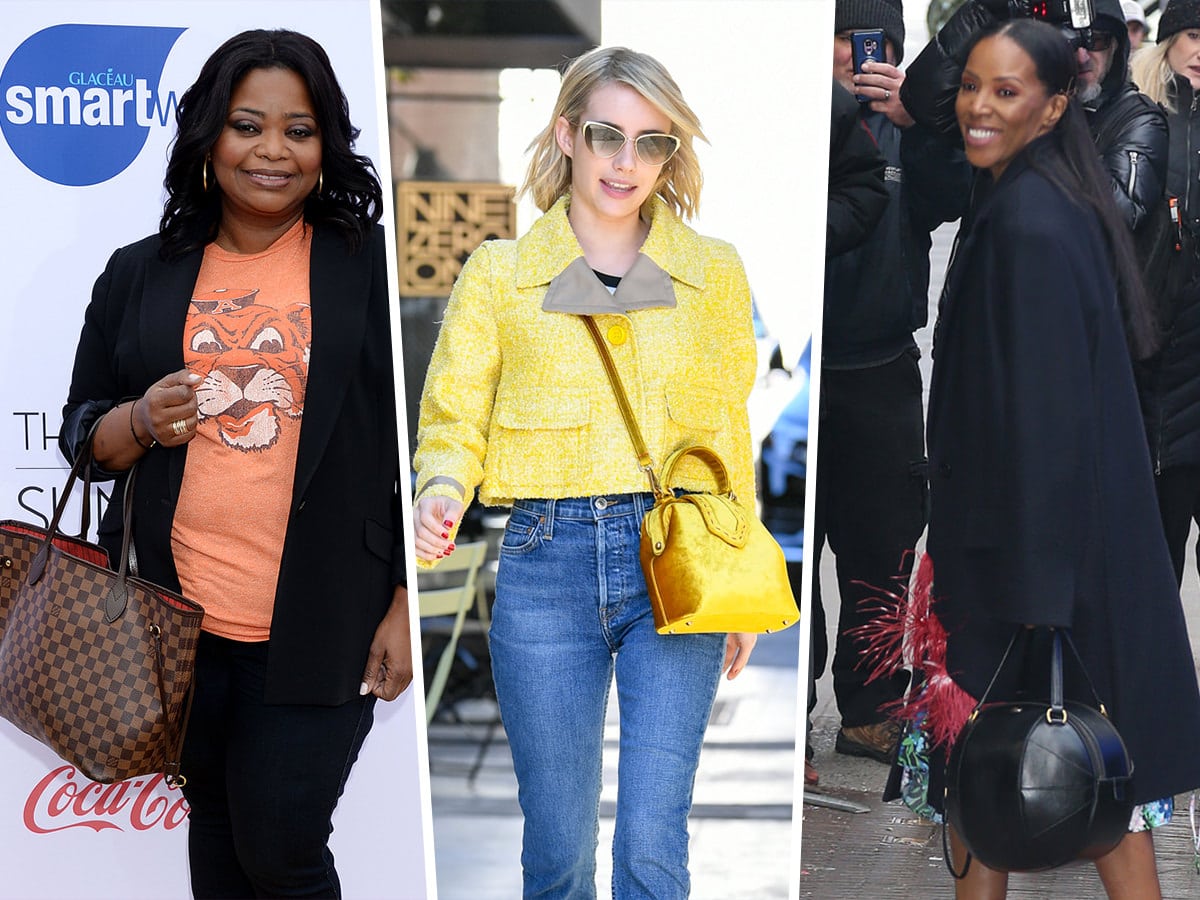 Celebs Dazzle Us with New Bags from Versace and Burberry PurseBlog