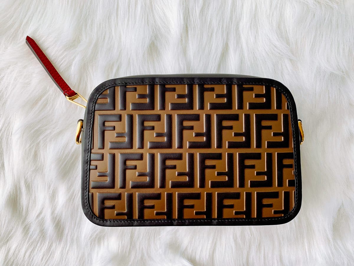 fendi embossed camera bag