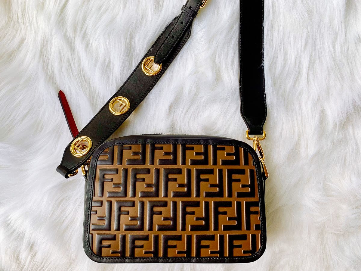 fendi bag with logo strap