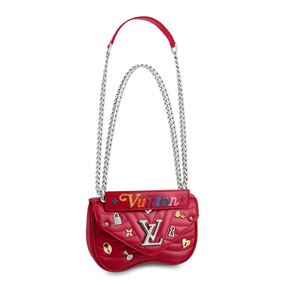 Louis Vuitton New Wave Heart Crossbody Bag Limited Edition Love Lock Quil