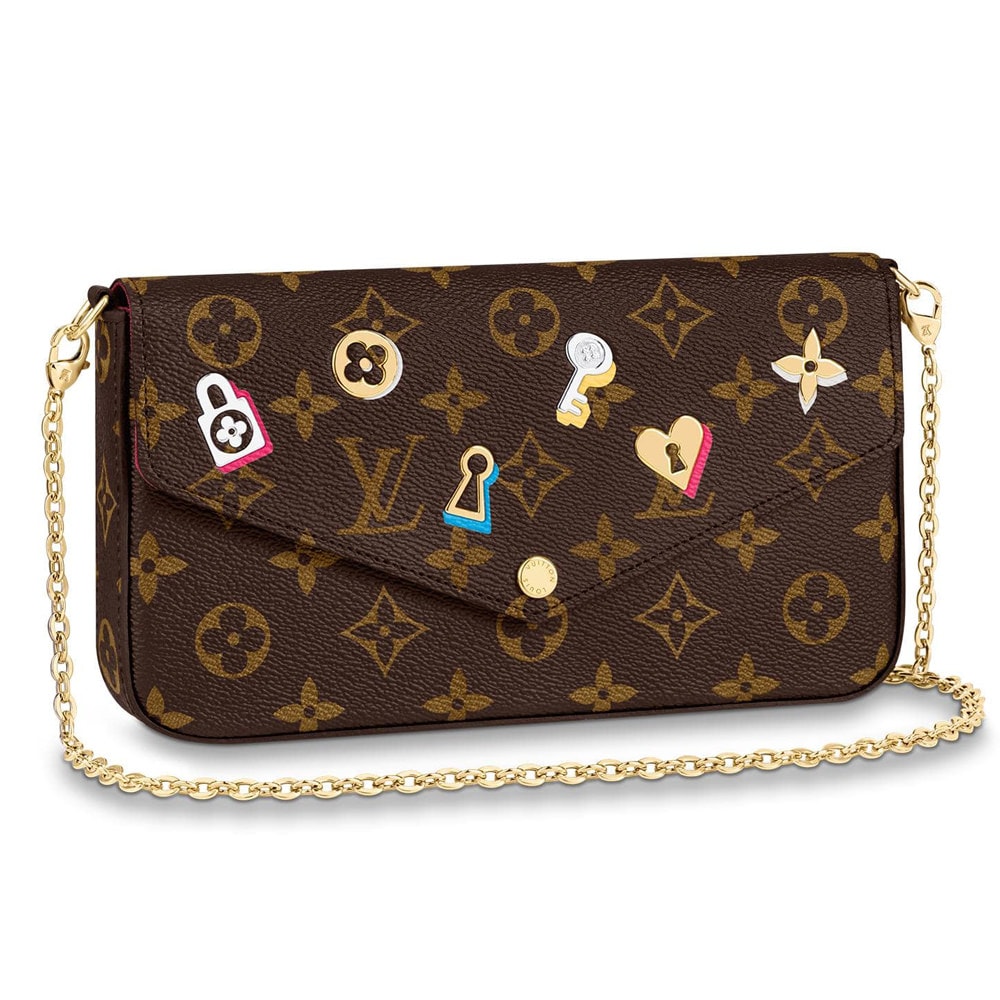 Louis Vuitton 2019 Limited Edition Love Lock Neverfull MM