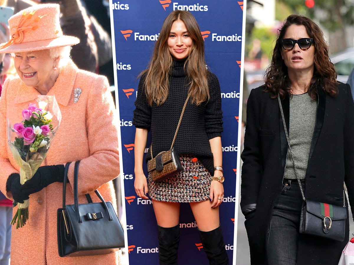 Celebs Sport Bags from Launer, Fendi 