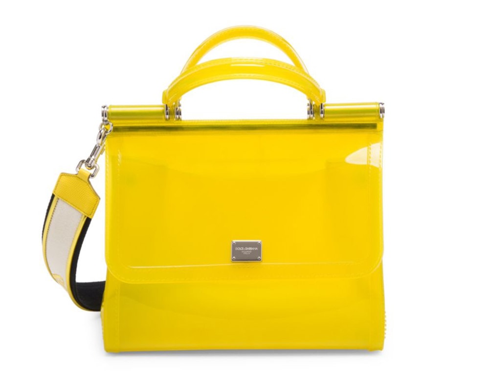 Dolce and 2025 gabbana clear bag