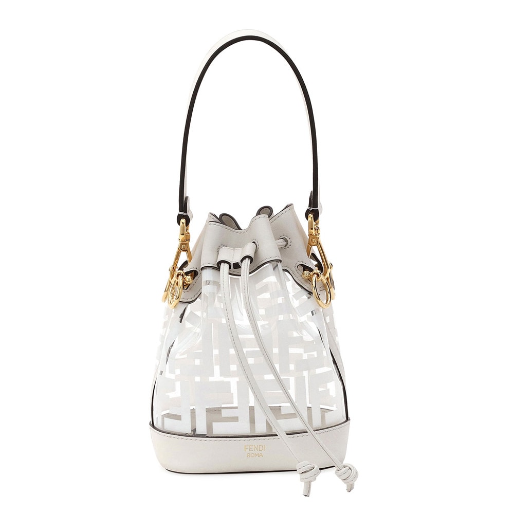 clear fendi bucket bag