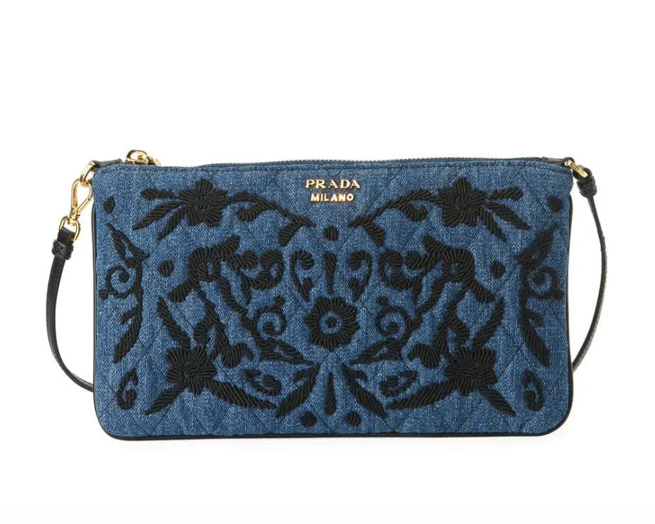 Prada Embroidered Bag