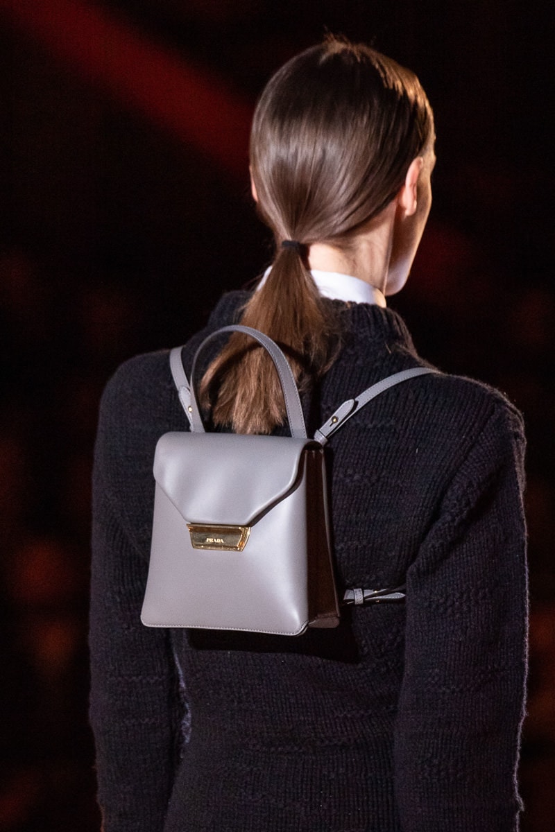 Prada Embraces Top Handles With Its Fall 2019 Runway Bags - PurseBlog