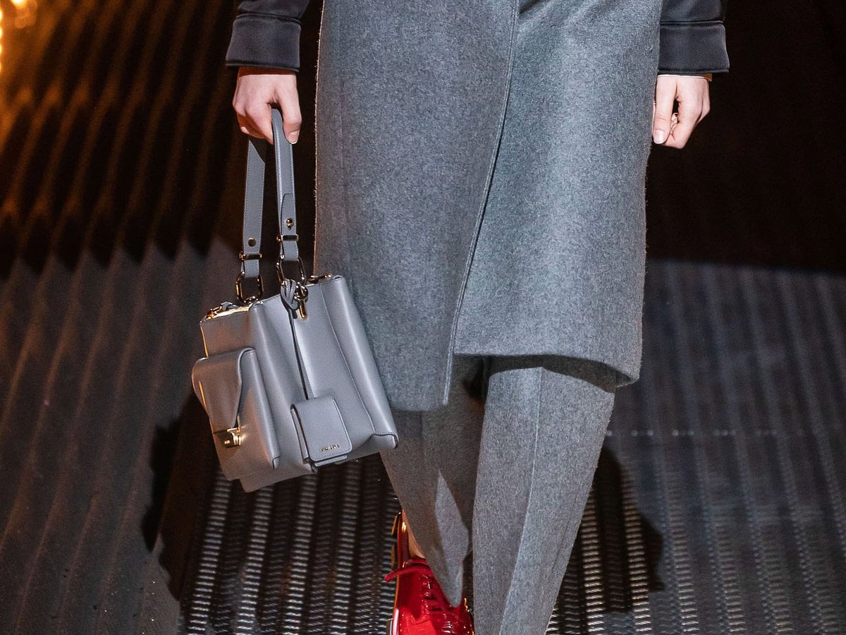 Prada Embraces Top Handles With Its Fall 2019 Runway Bags - PurseBlog