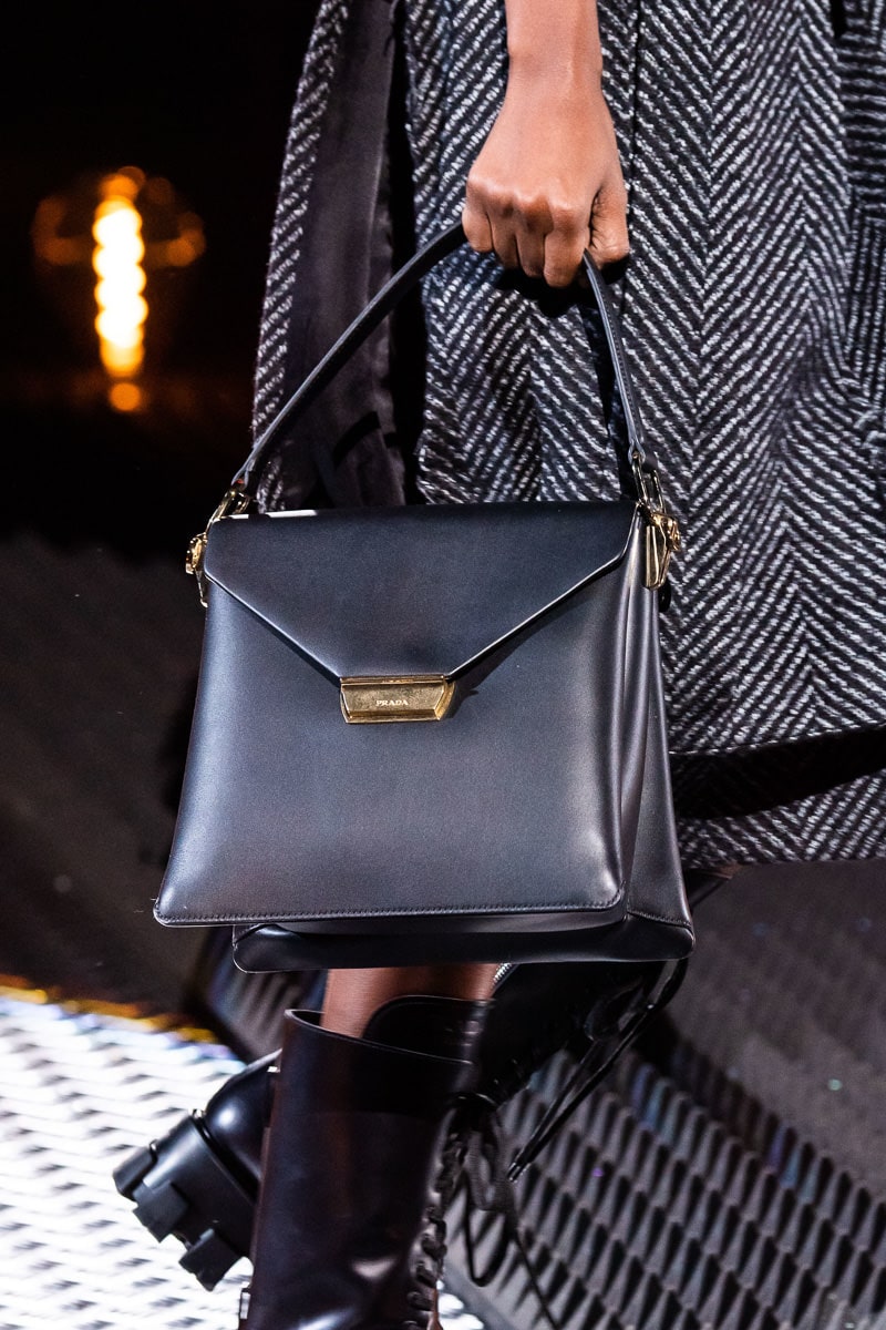 Prada Embraces Top Handles With Its Fall 2019 Runway Bags - PurseBlog
