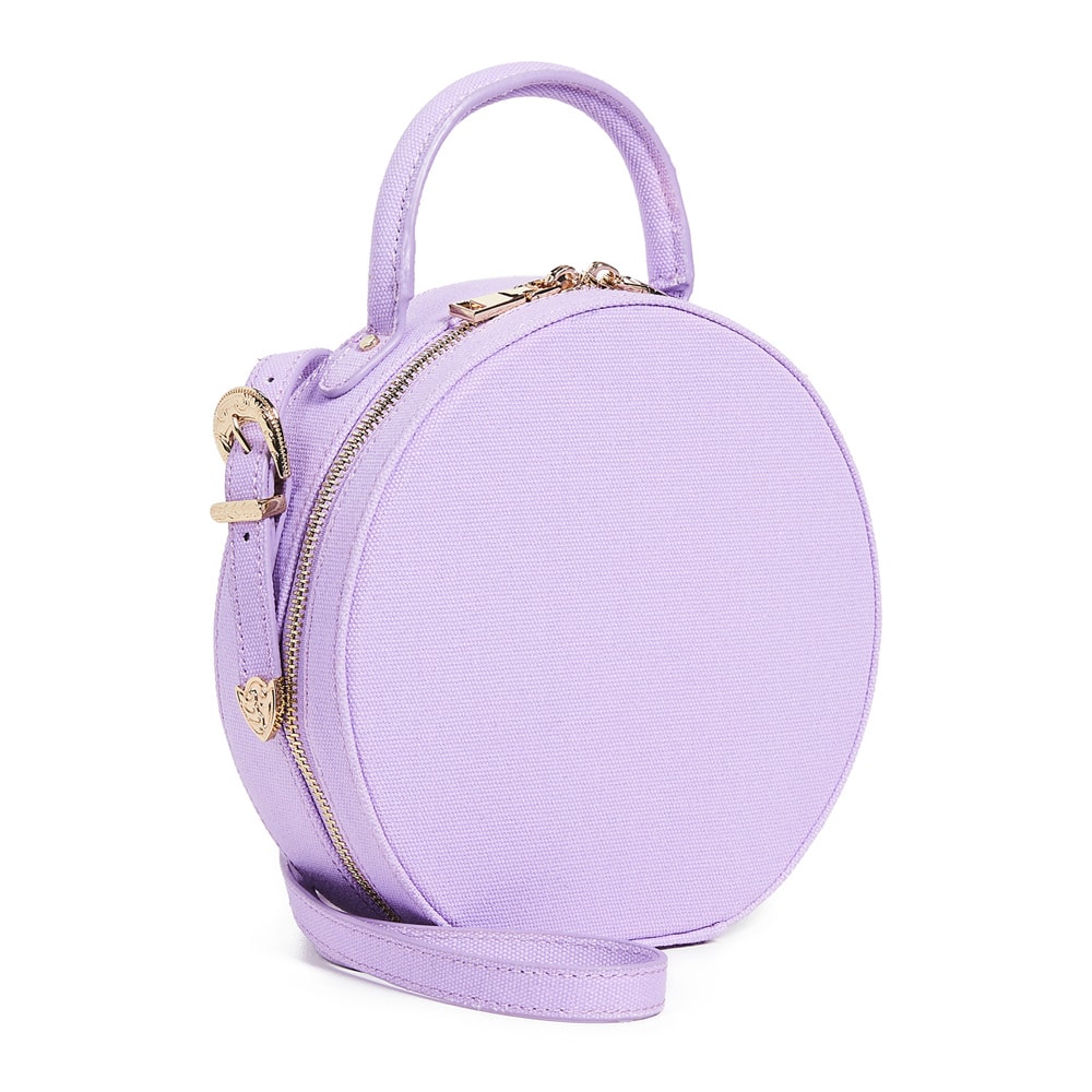 Lavender colour top bag