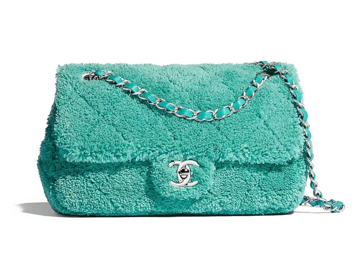 Chanel Spring 2019 By the Sea Terrycloth Flap Bag · INTO