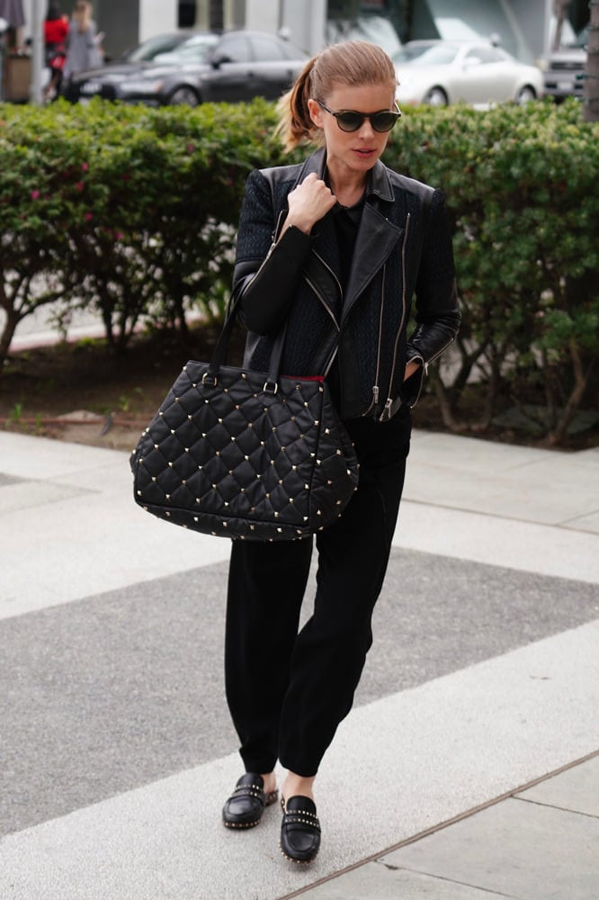 Celebs Choose Black and Gold (or Glittery) Bags from Prada, Versace and  Valentino - PurseBlog