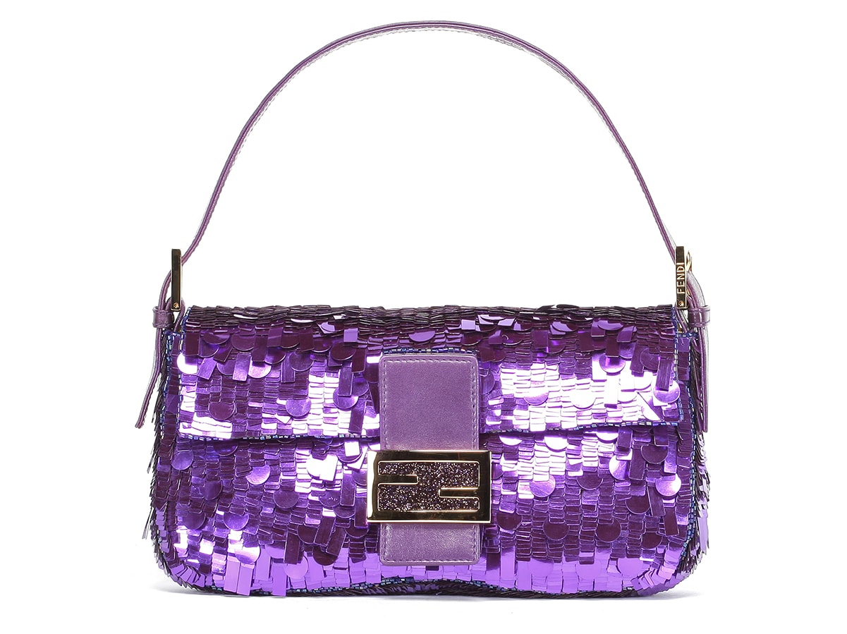 The Iconic Purple Sequin Fendi Baguette is Available For Pre-Order -  PurseBlog