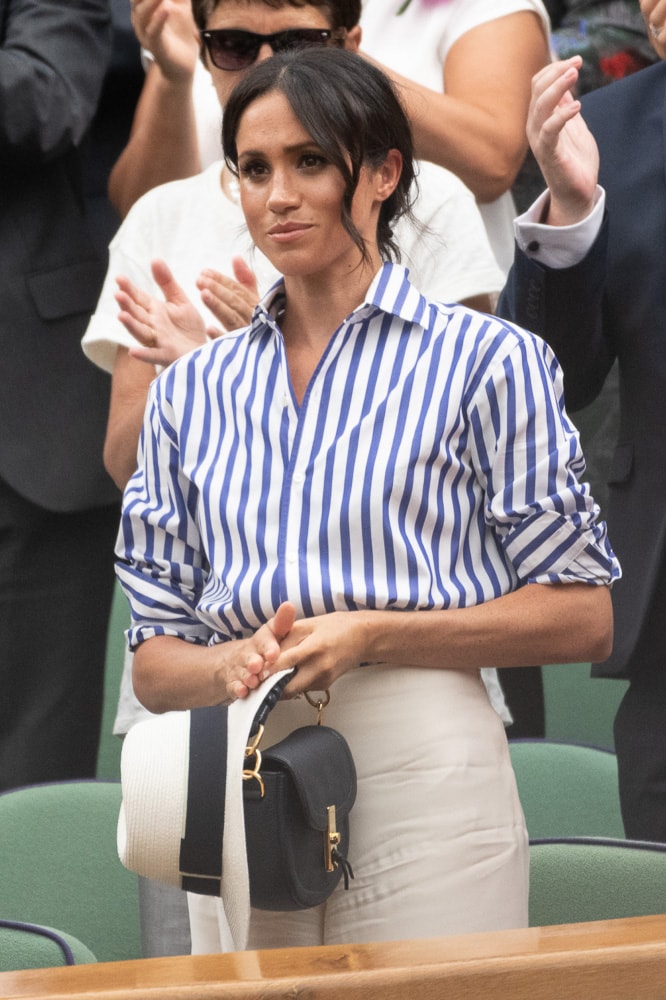 Meghan Markle with her Flight 001 Go Clean Beach Bag Set