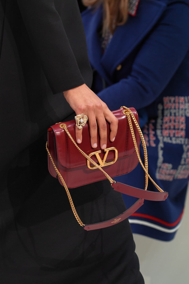 Valentino Continues to Push Its New Logo Bags for Fall 2019