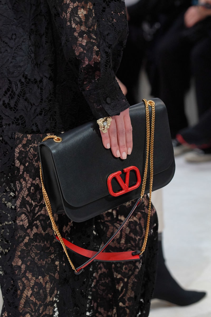 Valentino Continues to Push Its New Logo Bags for Fall