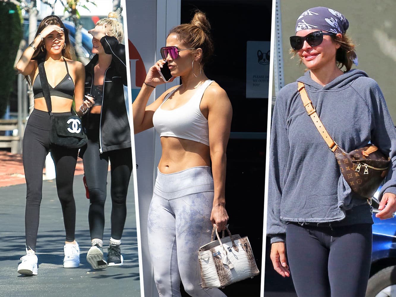 Madison Beer models crop top and Louis Vuitton bag out in LA