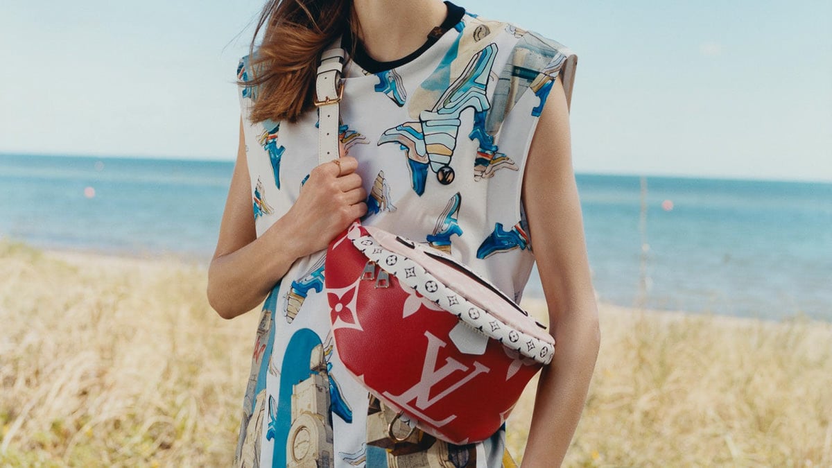 Louis Vuitton’s Summer 2019 Capsule Collection Enlarges the Brand’s Classic Monogram Print ...