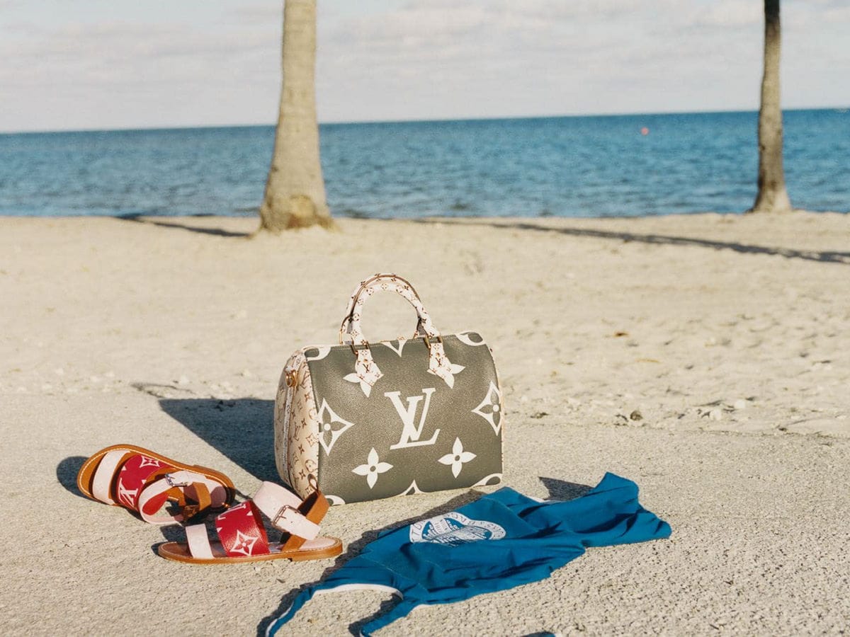 vuitton giant beach