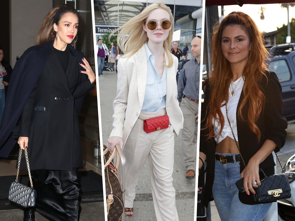 Celebs Travel By Train & Plane All Over the US and Europe with Bags from  Louis Vuitton & Gucci - PurseBlog