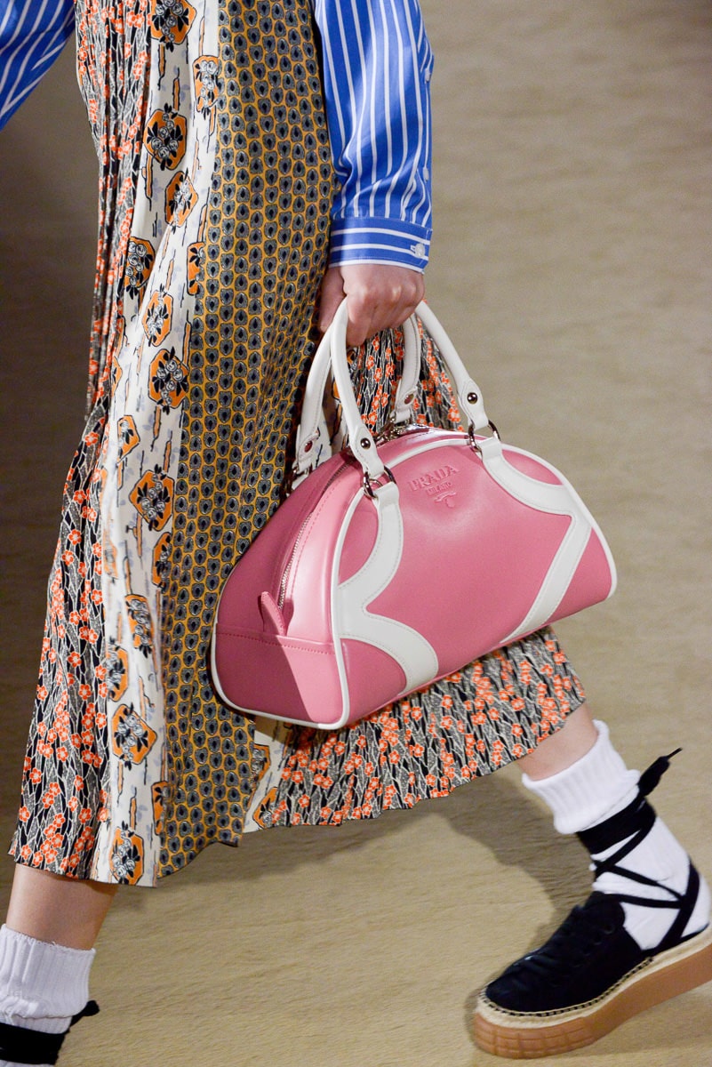 Introduces Its Iconic Bowling Bag for Resort 2020 Prada Re prada ParallaxShops