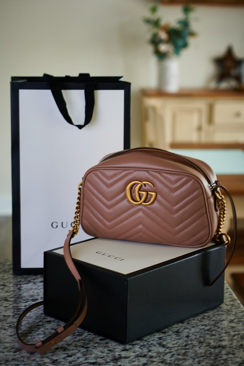gucci marmont camera bag dusty pink