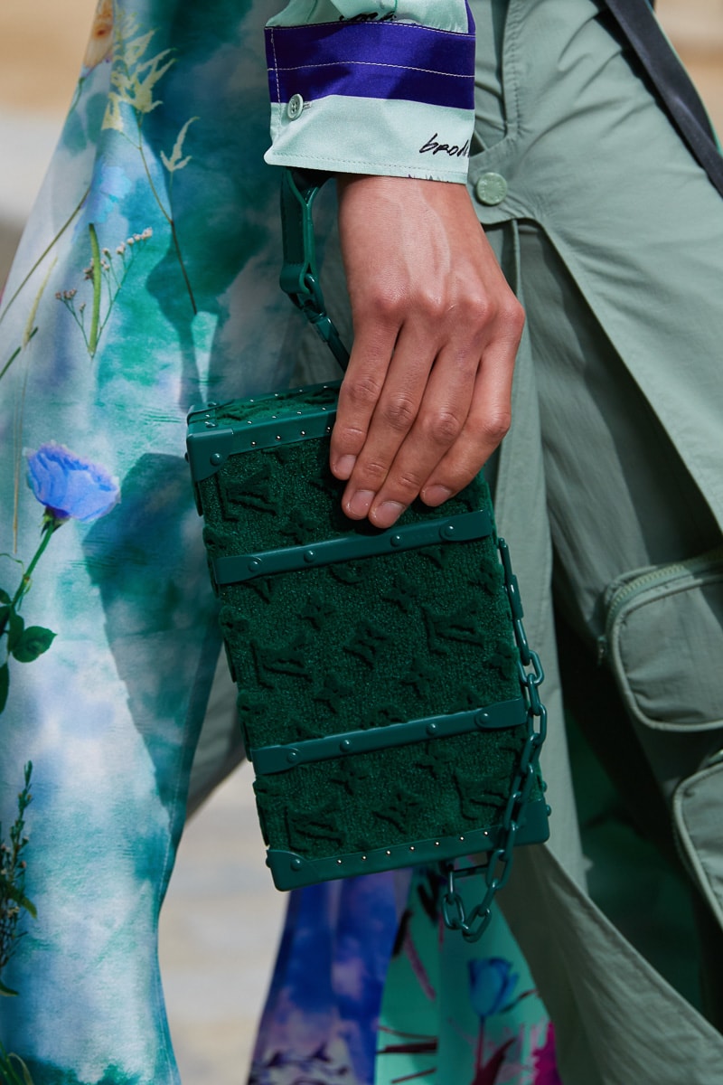 Louis Vuitton Soft Trunk Clutch Monogram Tuffetage Men's Spring-Summer 2020  by Virgil Abloh 