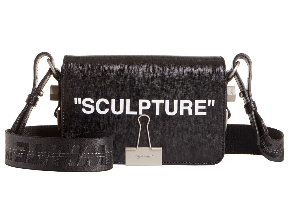 Off-White Sculpture Flap Bag - Black/White