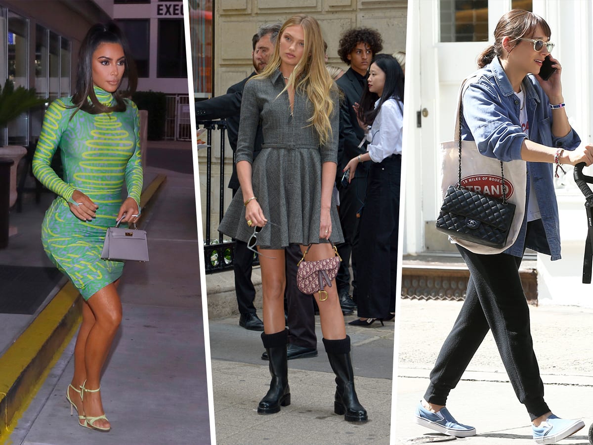 celebrities with dior saddle bag