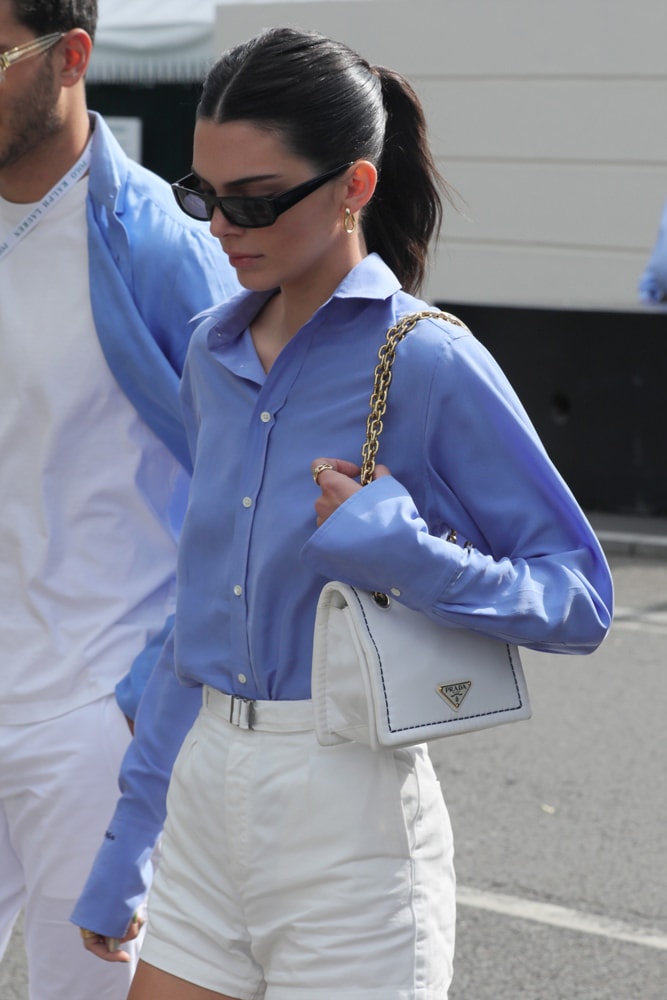 kendall jenner prada nylon bag