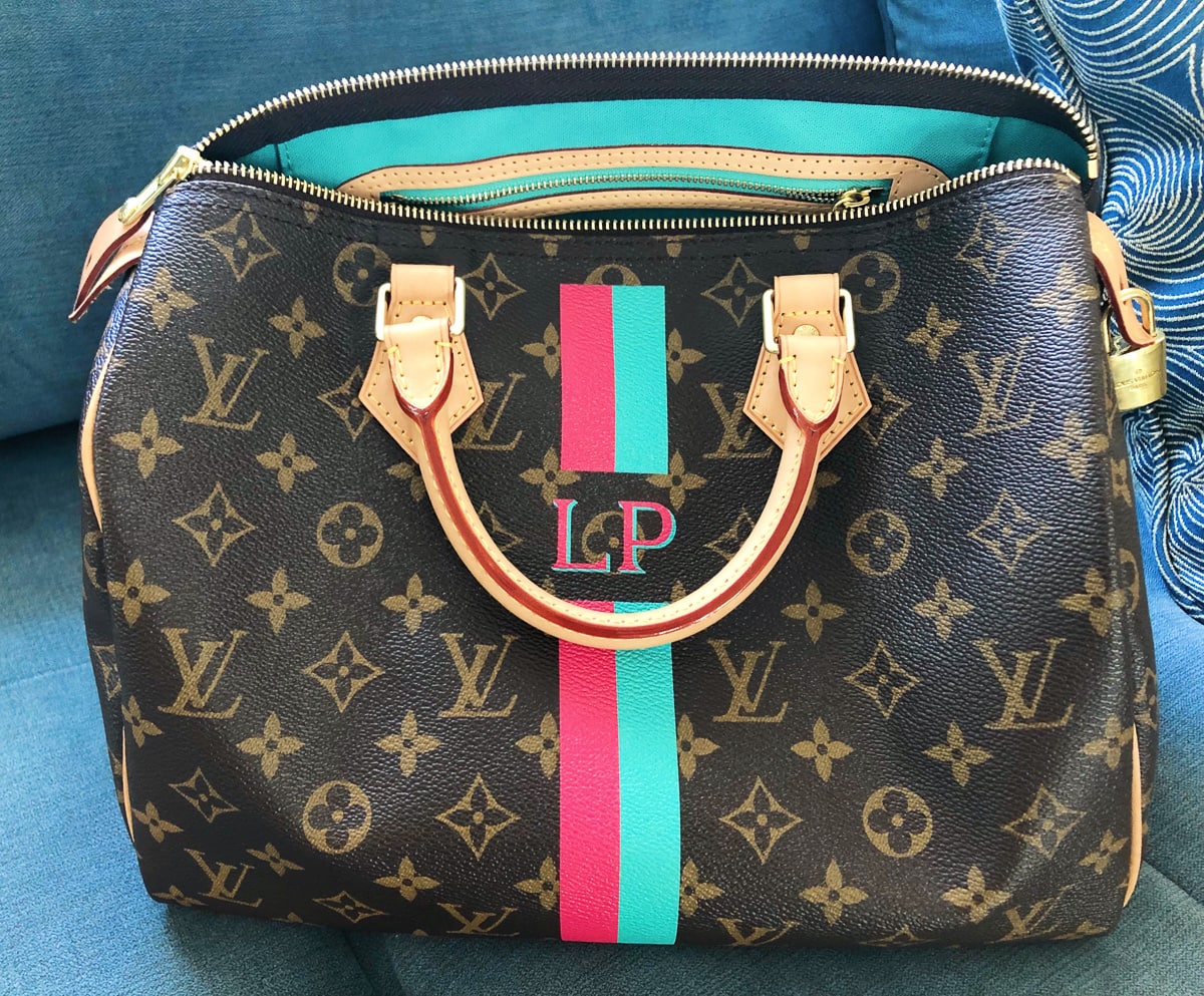 Louis Vuitton, Bags, Louis Vuitton Custom Colored Speedy