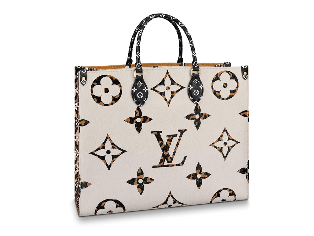 bolso cabas louis vuitton neverfull modelo mediano en lona a cuadros ebano y cuero marron