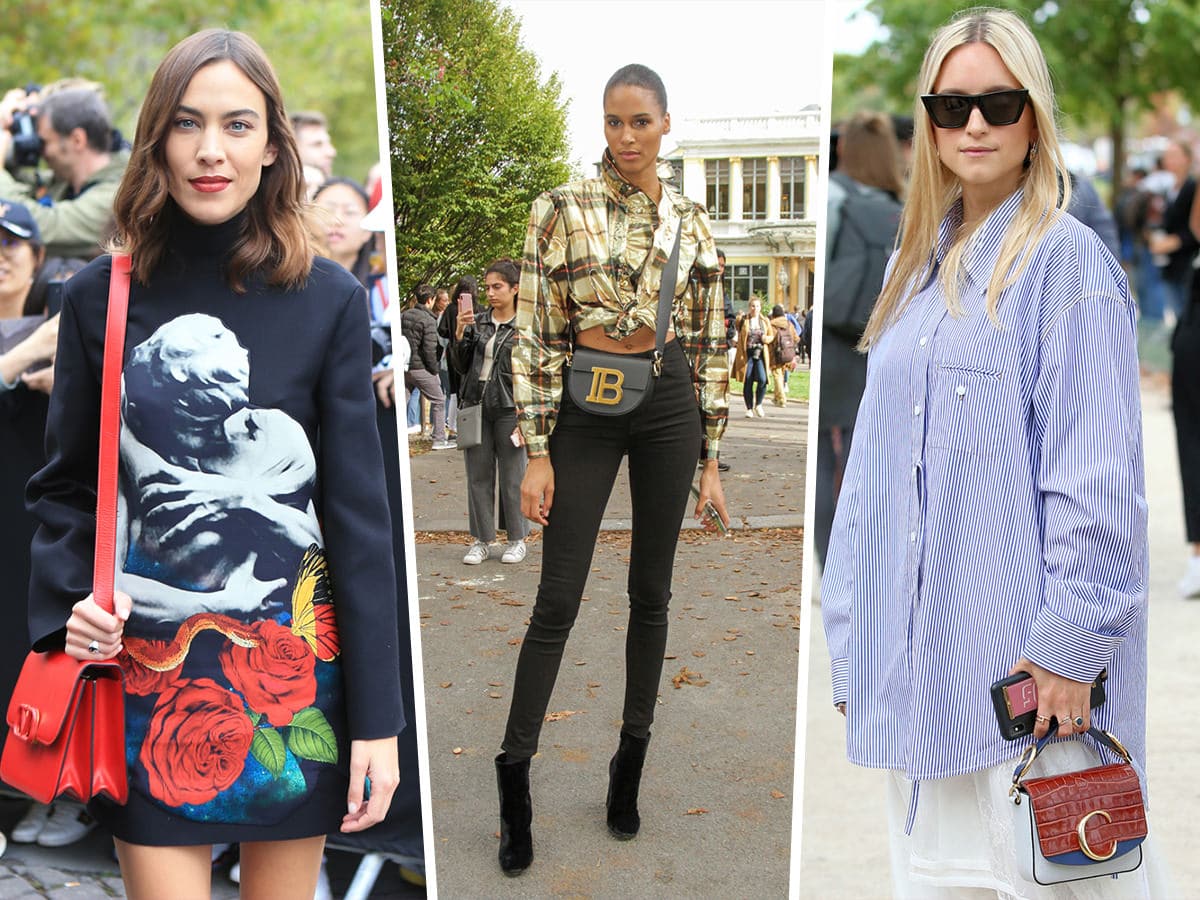 Celebs Bring Balmain, Valentino and Chloé to Paris Fashion Week - PurseBlog