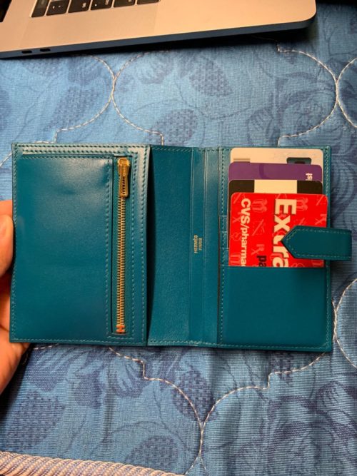 hermes bearn wallet size