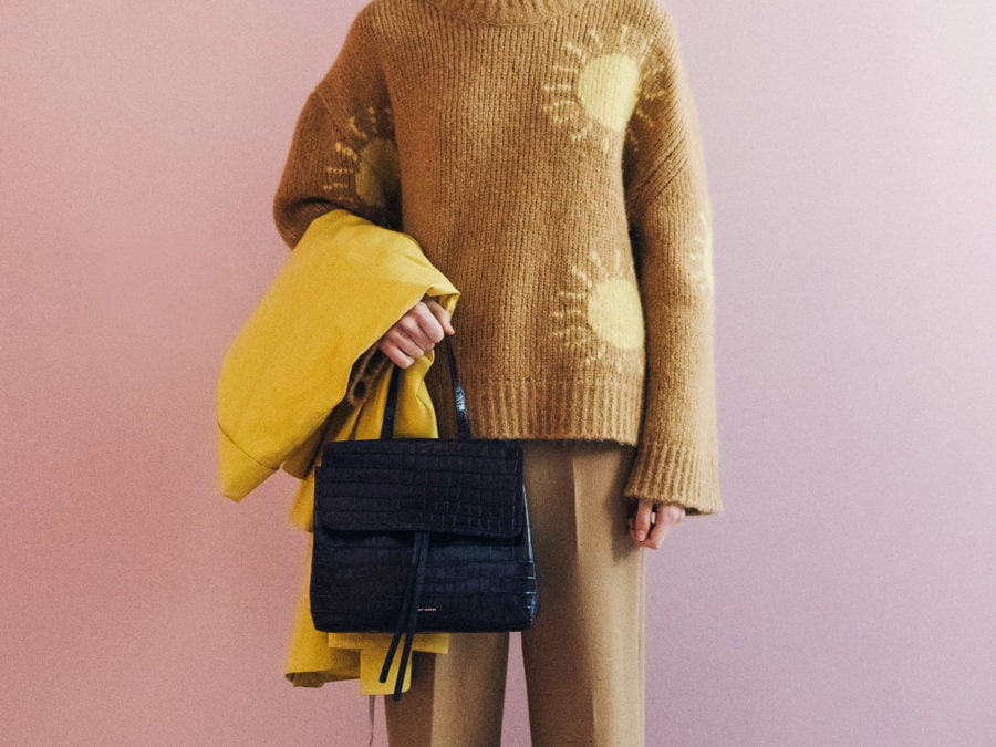 Mansur Gavriel Experiments With Embossed Croc for Fall 2019 PurseBlog