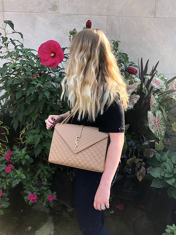 ysl envelope bag medium vs large