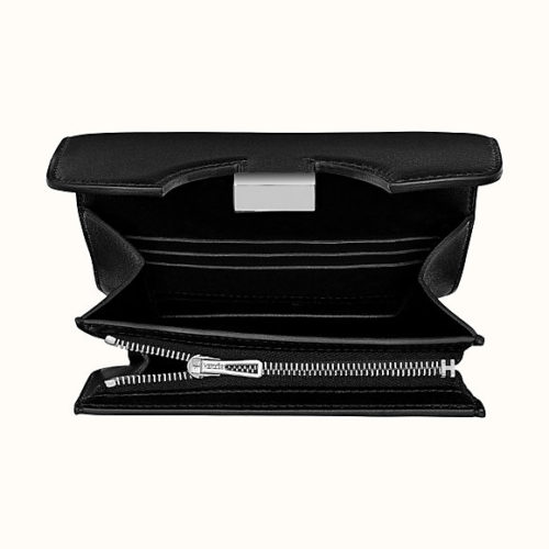 black hermes wallet