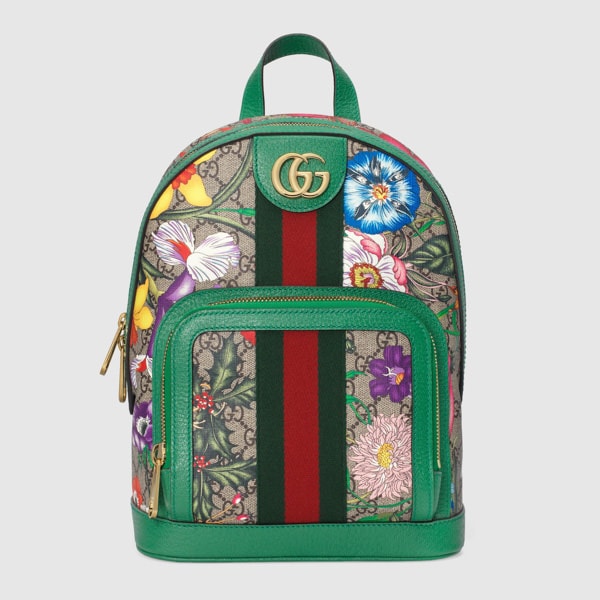 Gucci Jeanshemd mit Kontrasteinsatz Blau