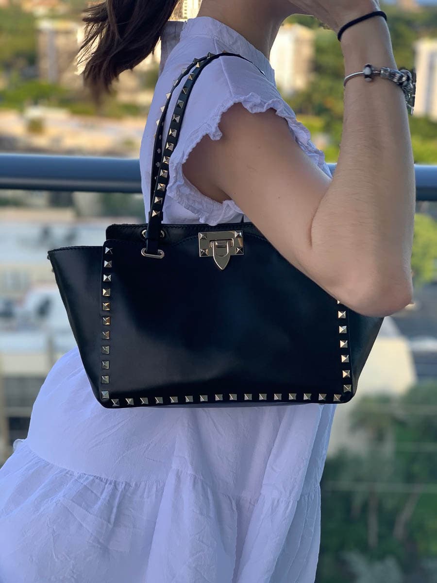 valentino vlogo tote bag