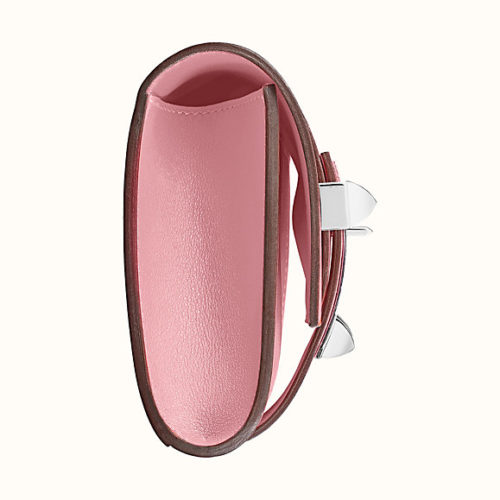 Medor 23 Clutch in Rose Sakura Swift, Side View